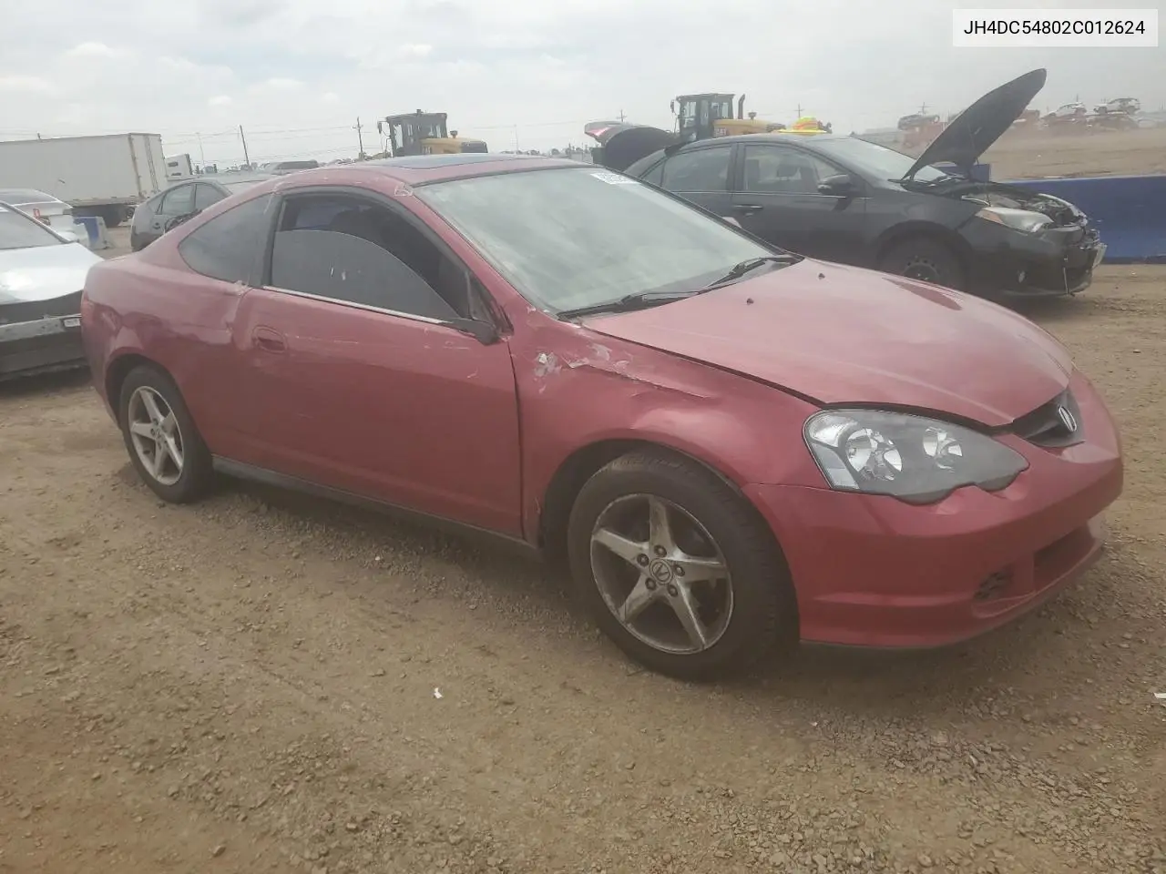 2002 Acura Rsx VIN: JH4DC54802C012624 Lot: 62392515