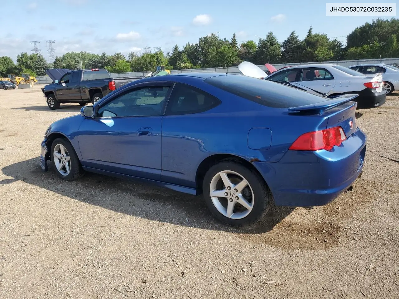 2002 Acura Rsx Type-S VIN: JH4DC53072C032235 Lot: 62583675