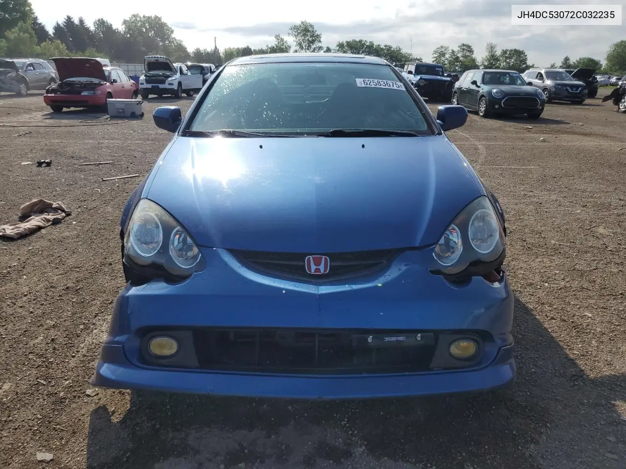 2002 Acura Rsx Type-S VIN: JH4DC53072C032235 Lot: 62583675