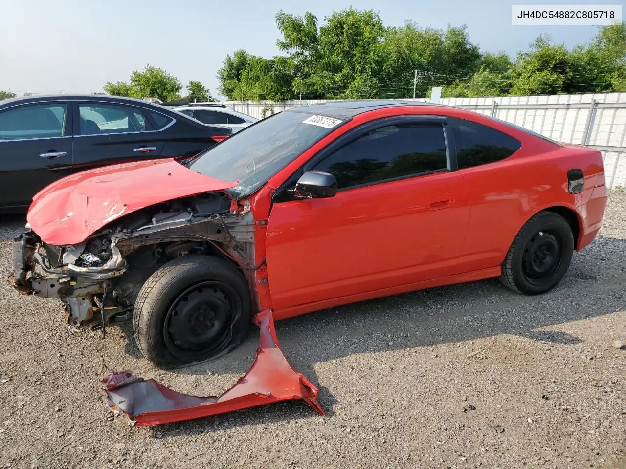2002 Acura Rsx VIN: JH4DC54882C805718 Lot: 63367275