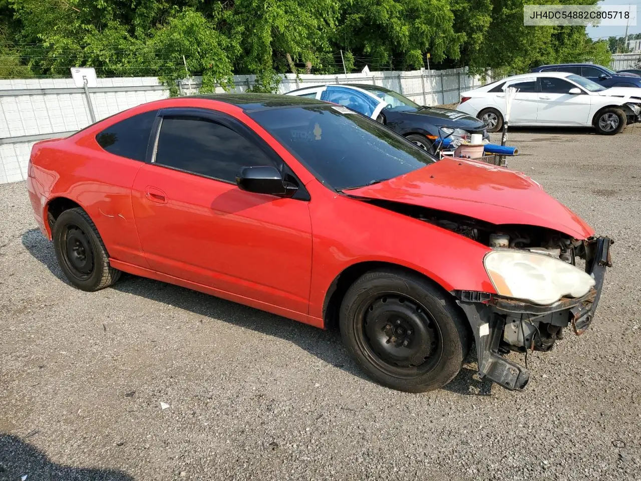 2002 Acura Rsx VIN: JH4DC54882C805718 Lot: 63367275