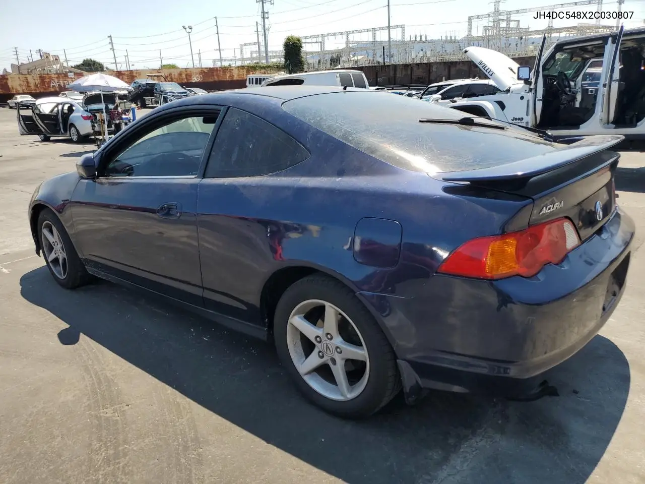 2002 Acura Rsx VIN: JH4DC548X2C030807 Lot: 65178665
