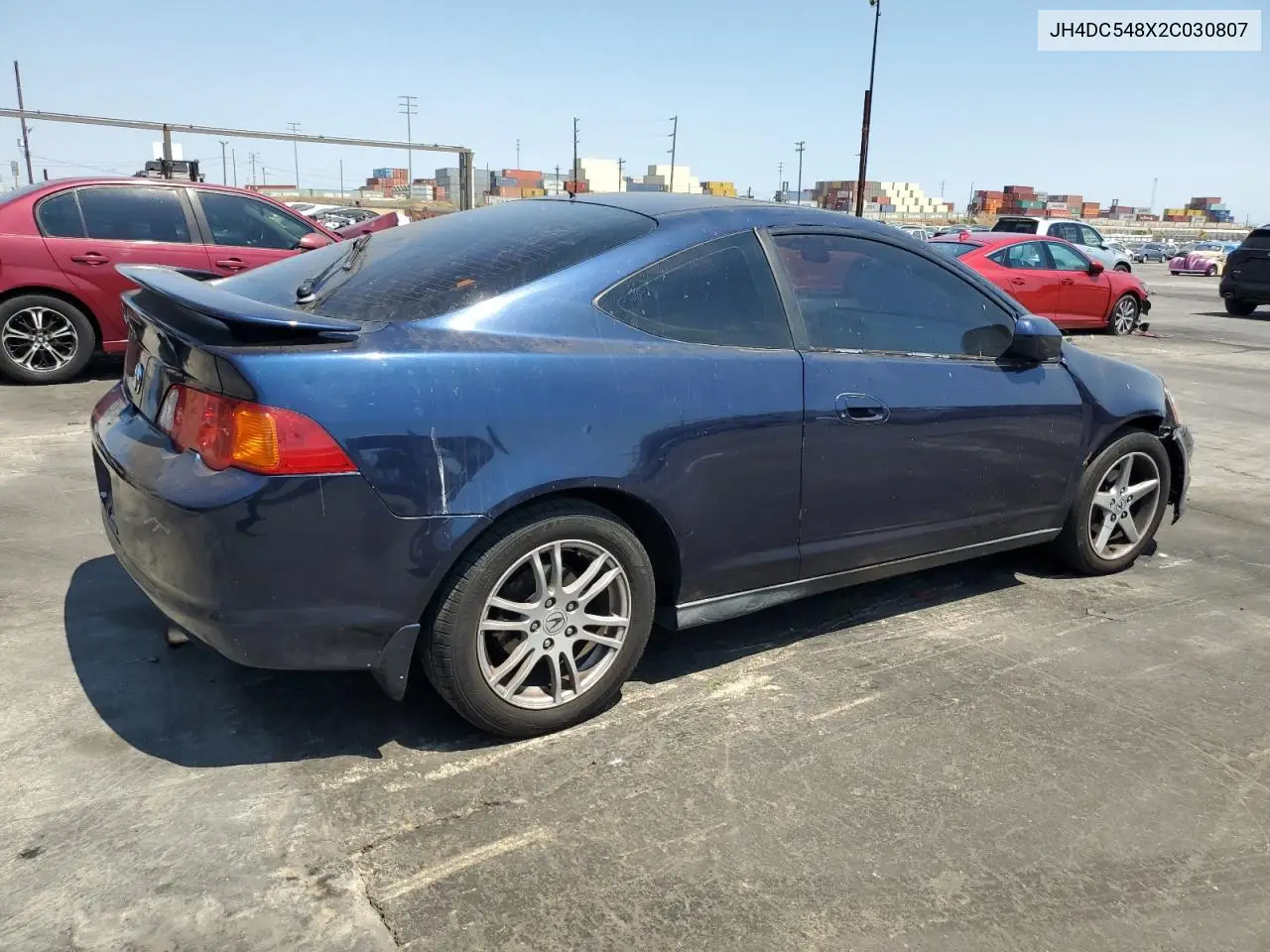 2002 Acura Rsx VIN: JH4DC548X2C030807 Lot: 65178665