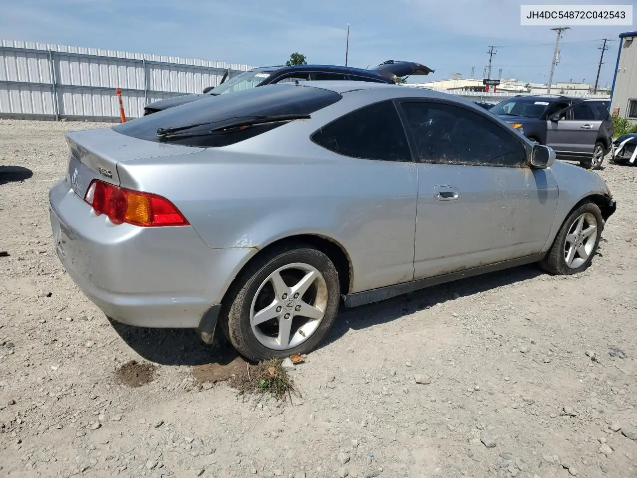 2002 Acura Rsx VIN: JH4DC54872C042543 Lot: 65464005