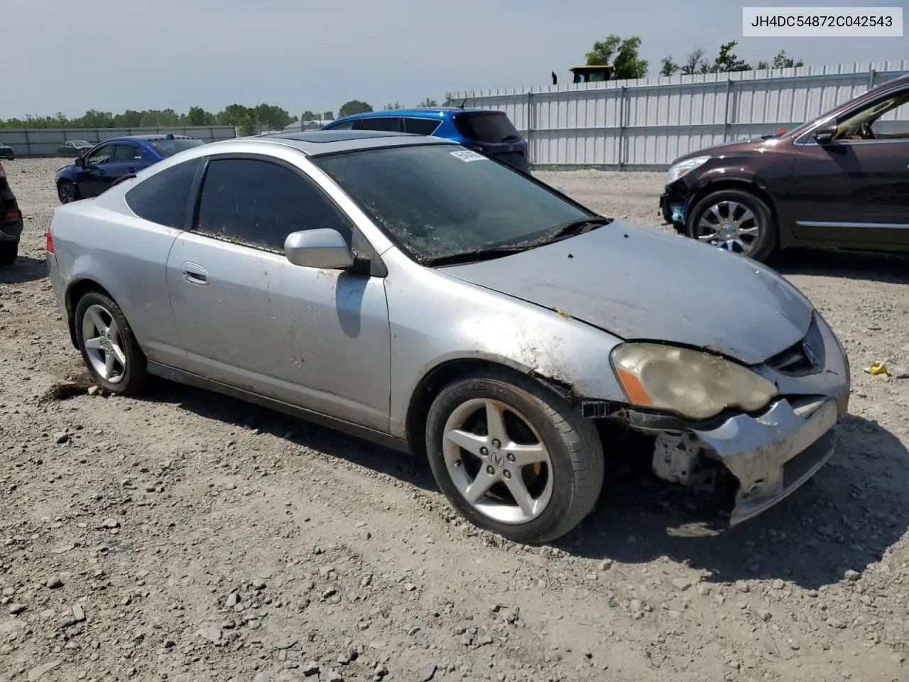 2002 Acura Rsx VIN: JH4DC54872C042543 Lot: 65464005