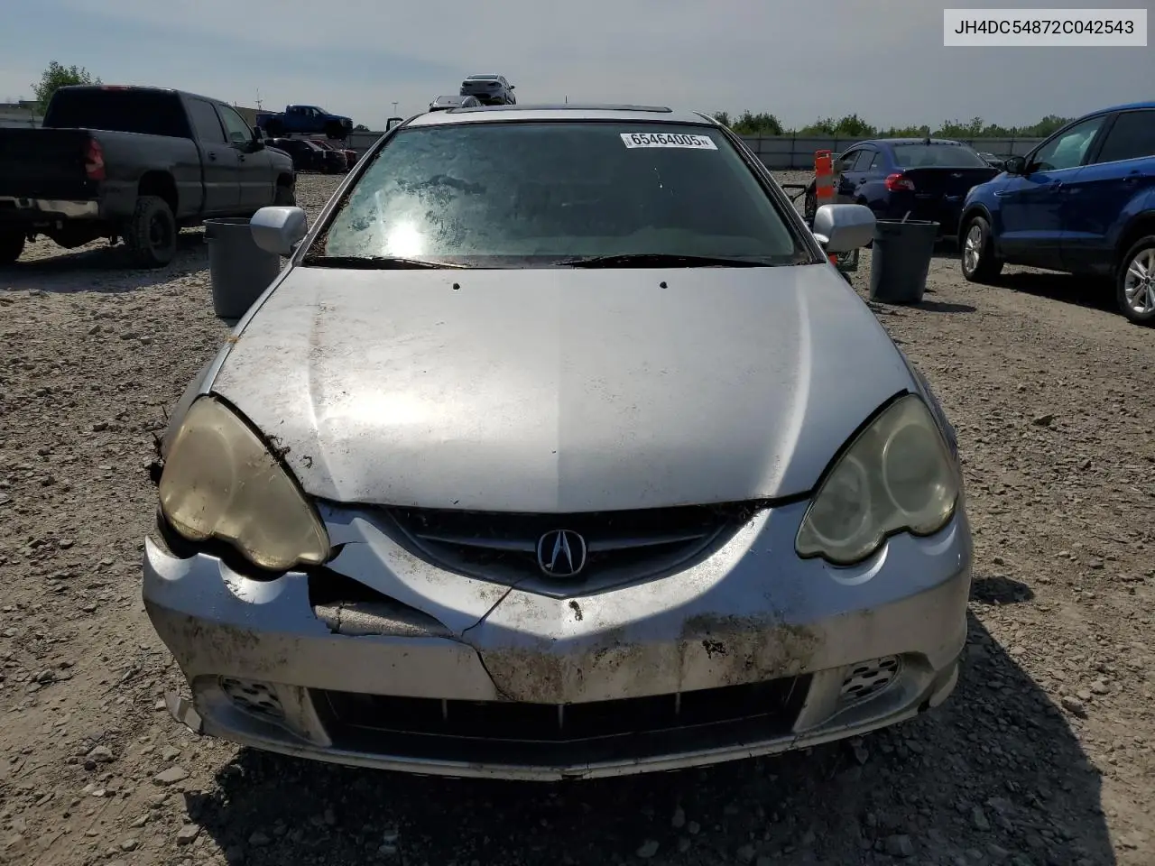 2002 Acura Rsx VIN: JH4DC54872C042543 Lot: 65464005