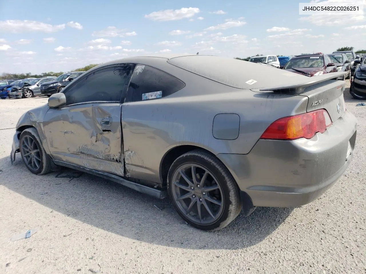 2002 Acura Rsx VIN: JH4DC54822C026251 Lot: 69426013