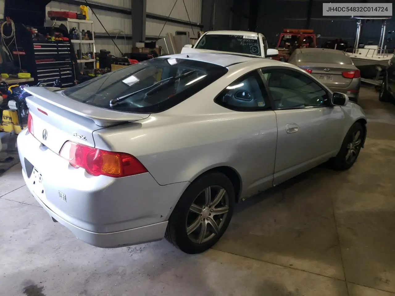 2002 Acura Rsx VIN: JH4DC54832C014724 Lot: 89403085