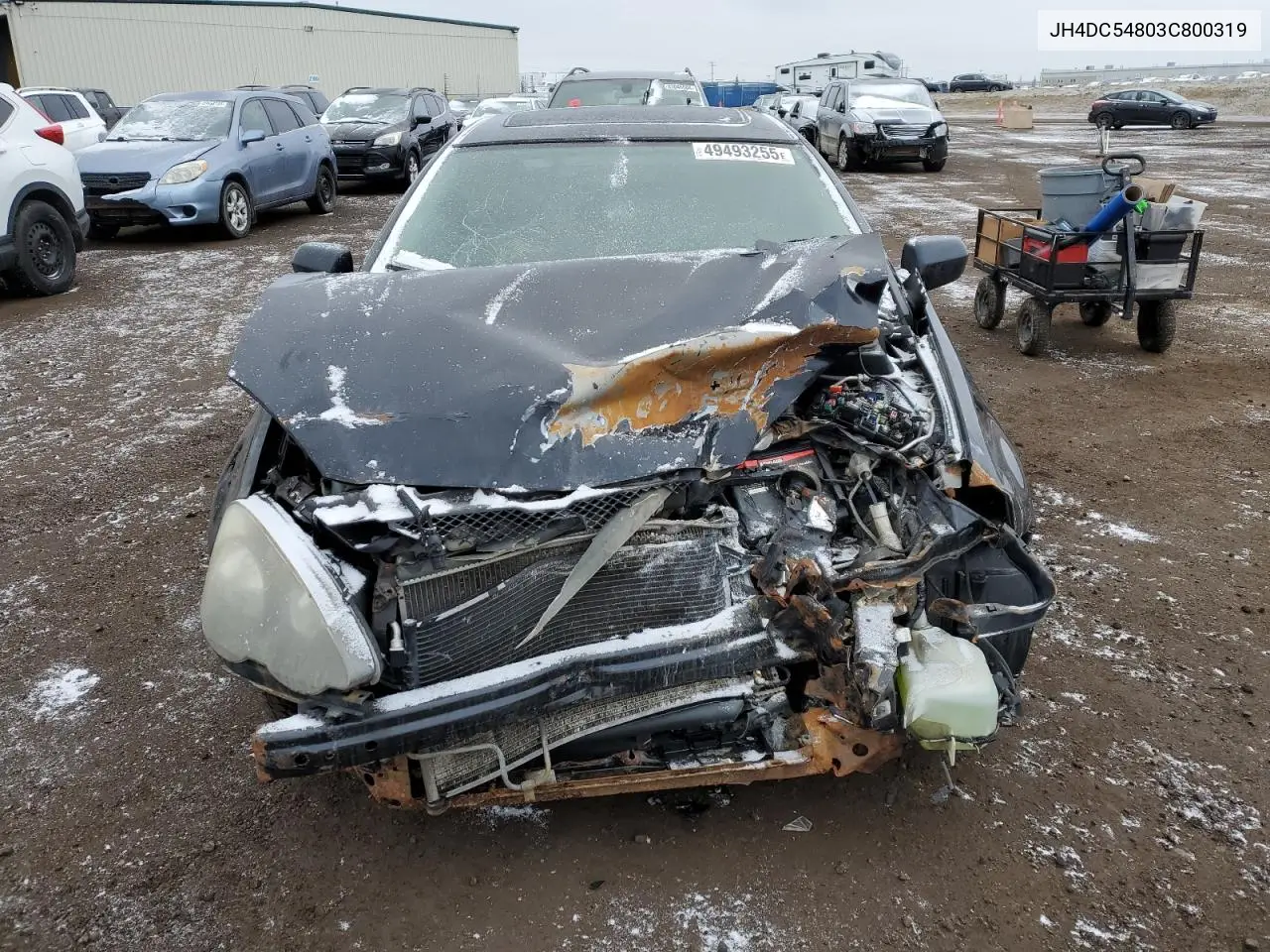 2003 Acura Rsx VIN: JH4DC54803C800319 Lot: 49493255