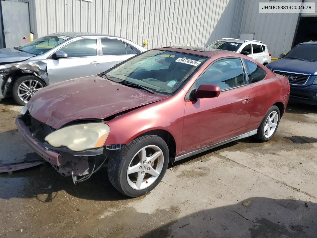 2003 Acura Rsx VIN: JH4DC53813C004678 Lot: 54730445