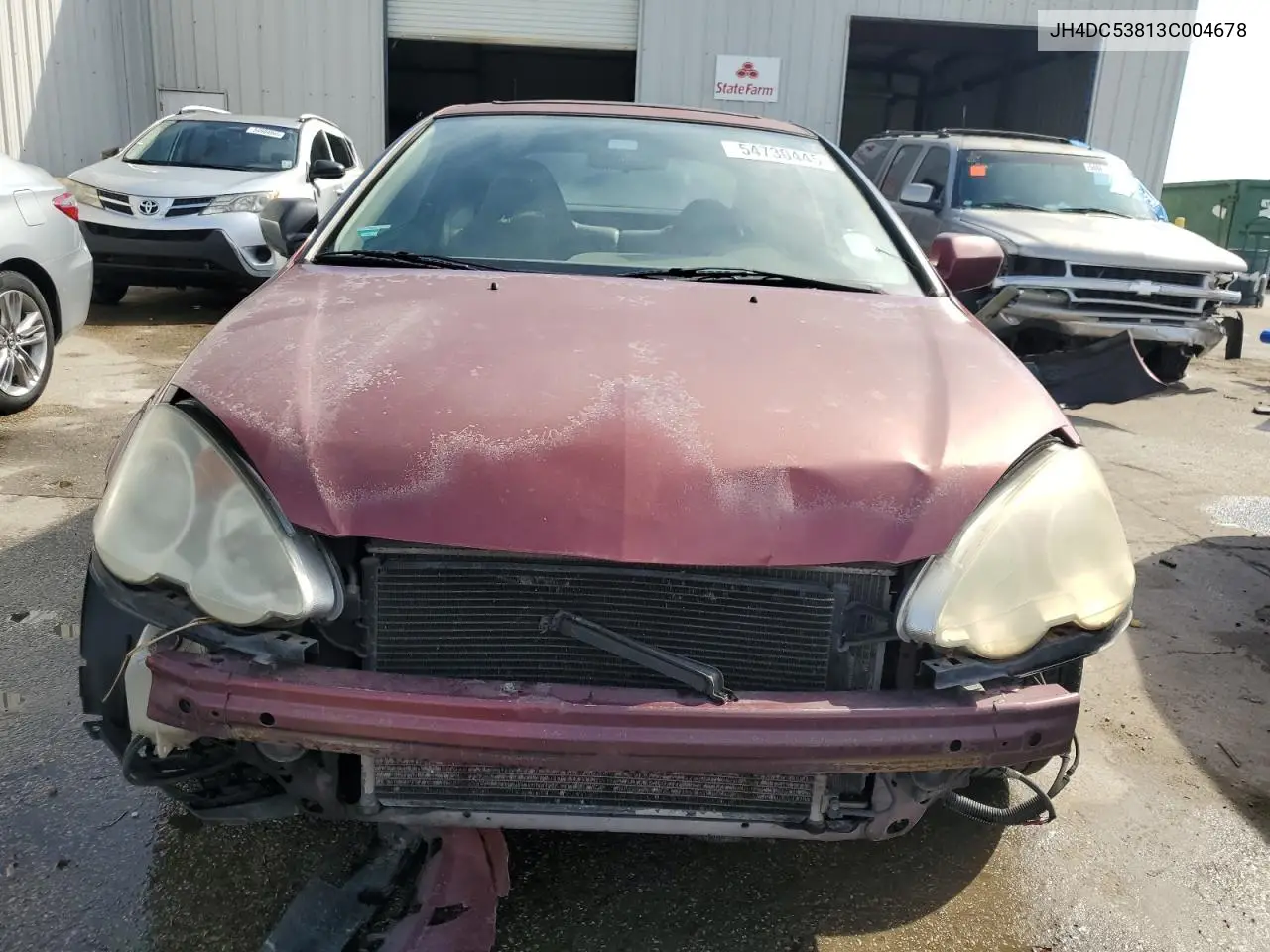 2003 Acura Rsx VIN: JH4DC53813C004678 Lot: 54730445