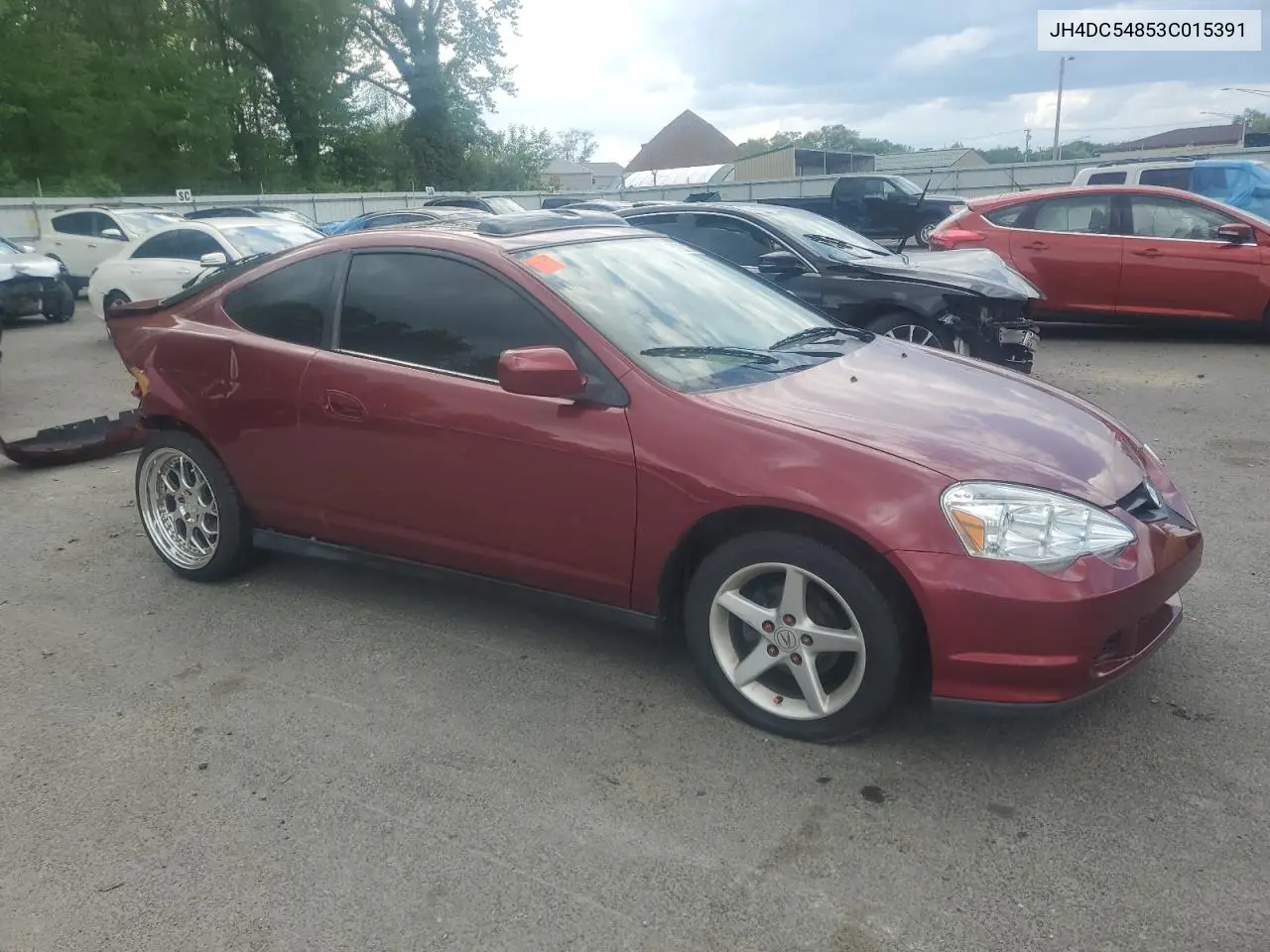 2003 Acura Rsx VIN: JH4DC54853C015391 Lot: 55792125
