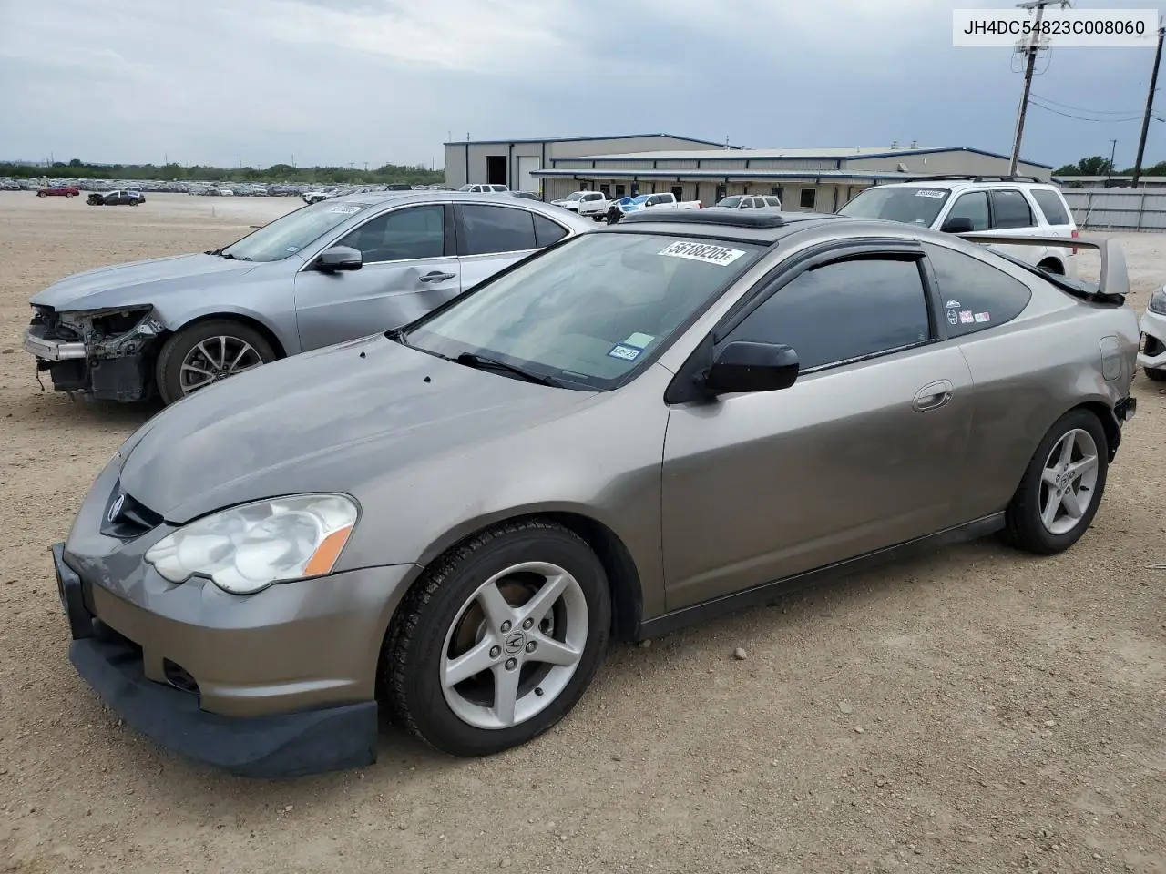 2003 Acura Rsx VIN: JH4DC54823C008060 Lot: 56188205