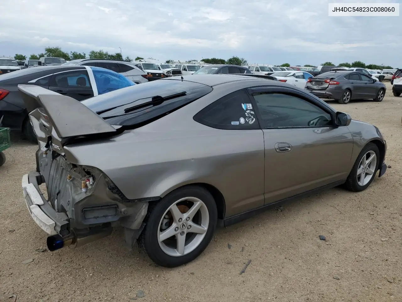 2003 Acura Rsx VIN: JH4DC54823C008060 Lot: 56188205