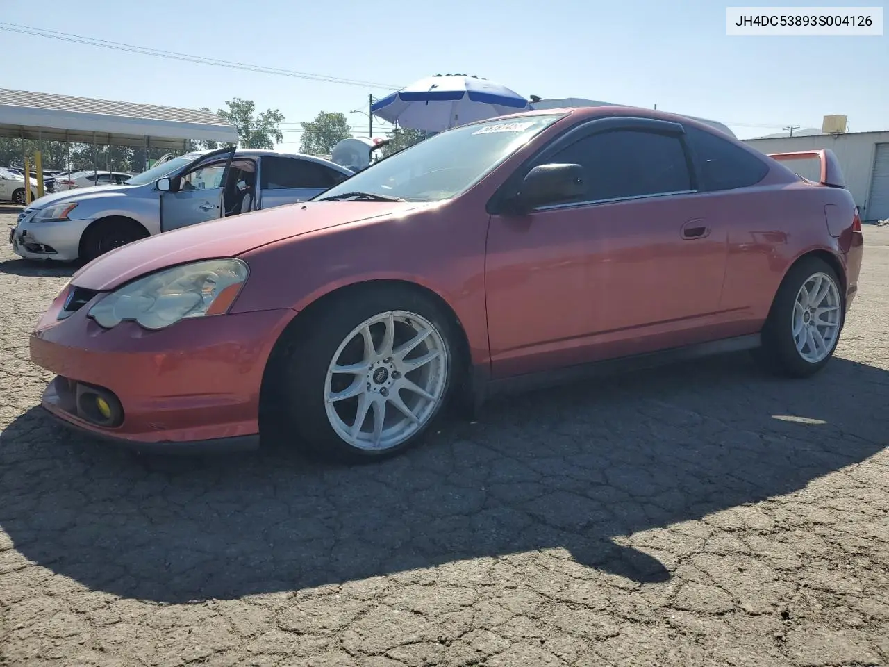 2003 Acura Rsx VIN: JH4DC53893S004126 Lot: 56197455
