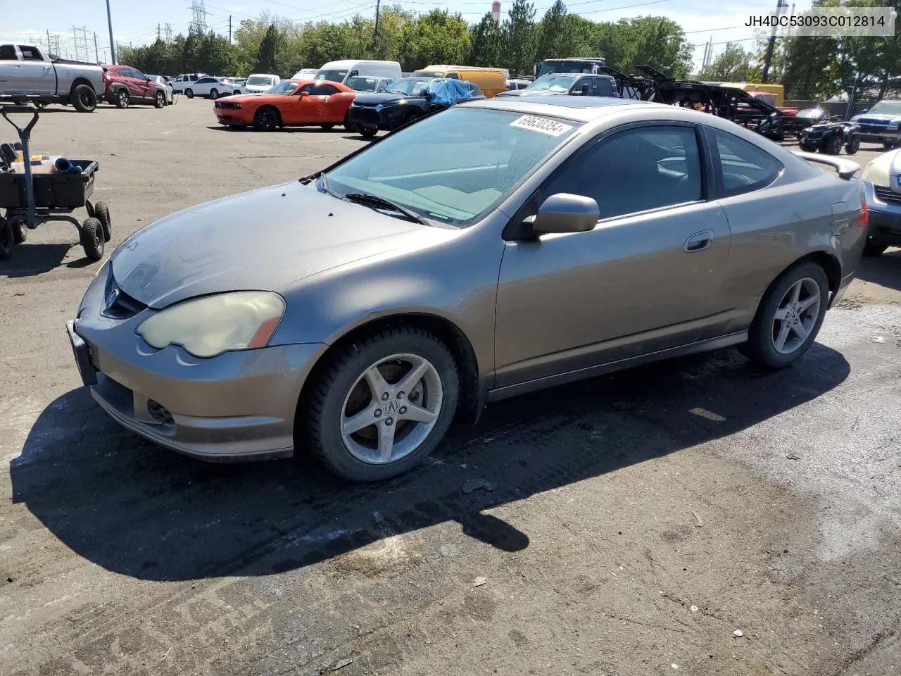 2003 Acura Rsx Type-S VIN: JH4DC53093C012814 Lot: 69630354