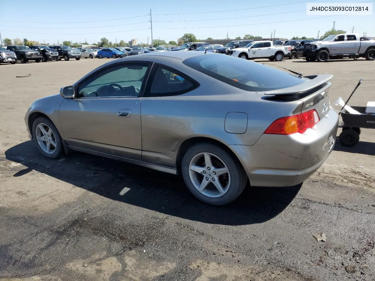 2003 Acura Rsx Type-S VIN: JH4DC53093C012814 Lot: 69630354