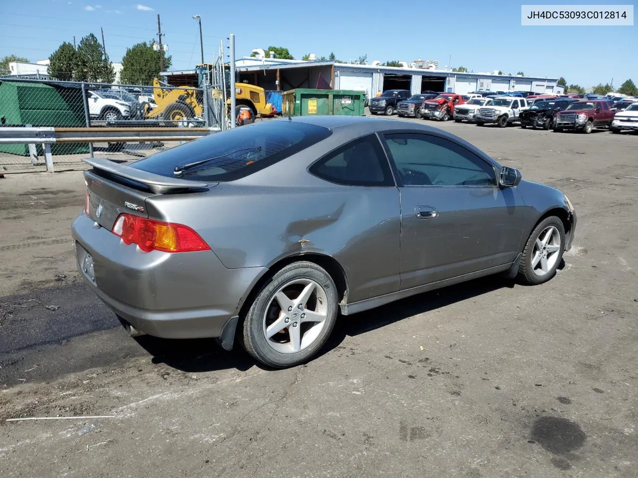 2003 Acura Rsx Type-S VIN: JH4DC53093C012814 Lot: 69630354