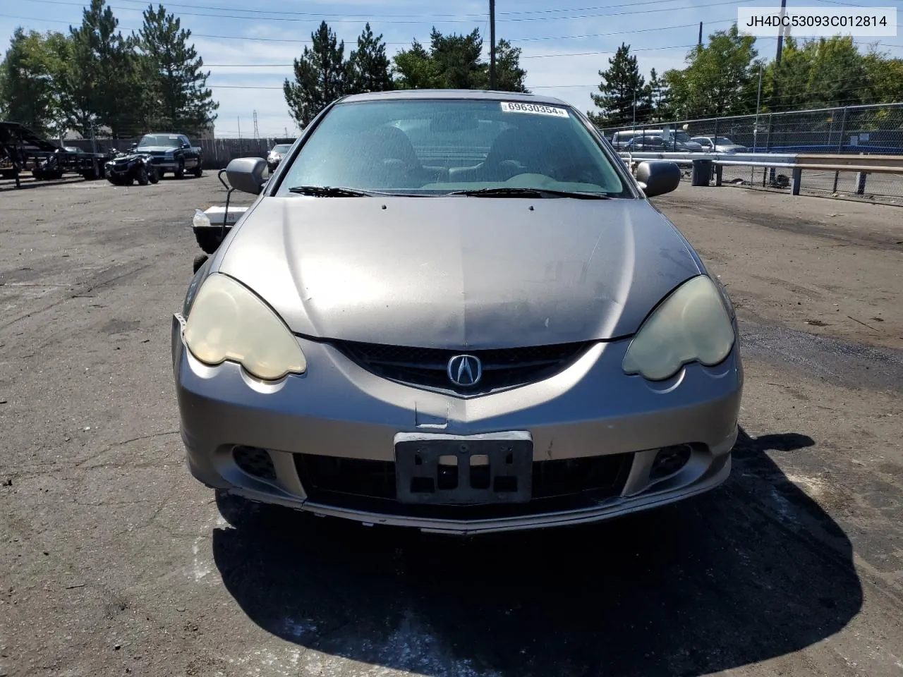 2003 Acura Rsx Type-S VIN: JH4DC53093C012814 Lot: 69630354