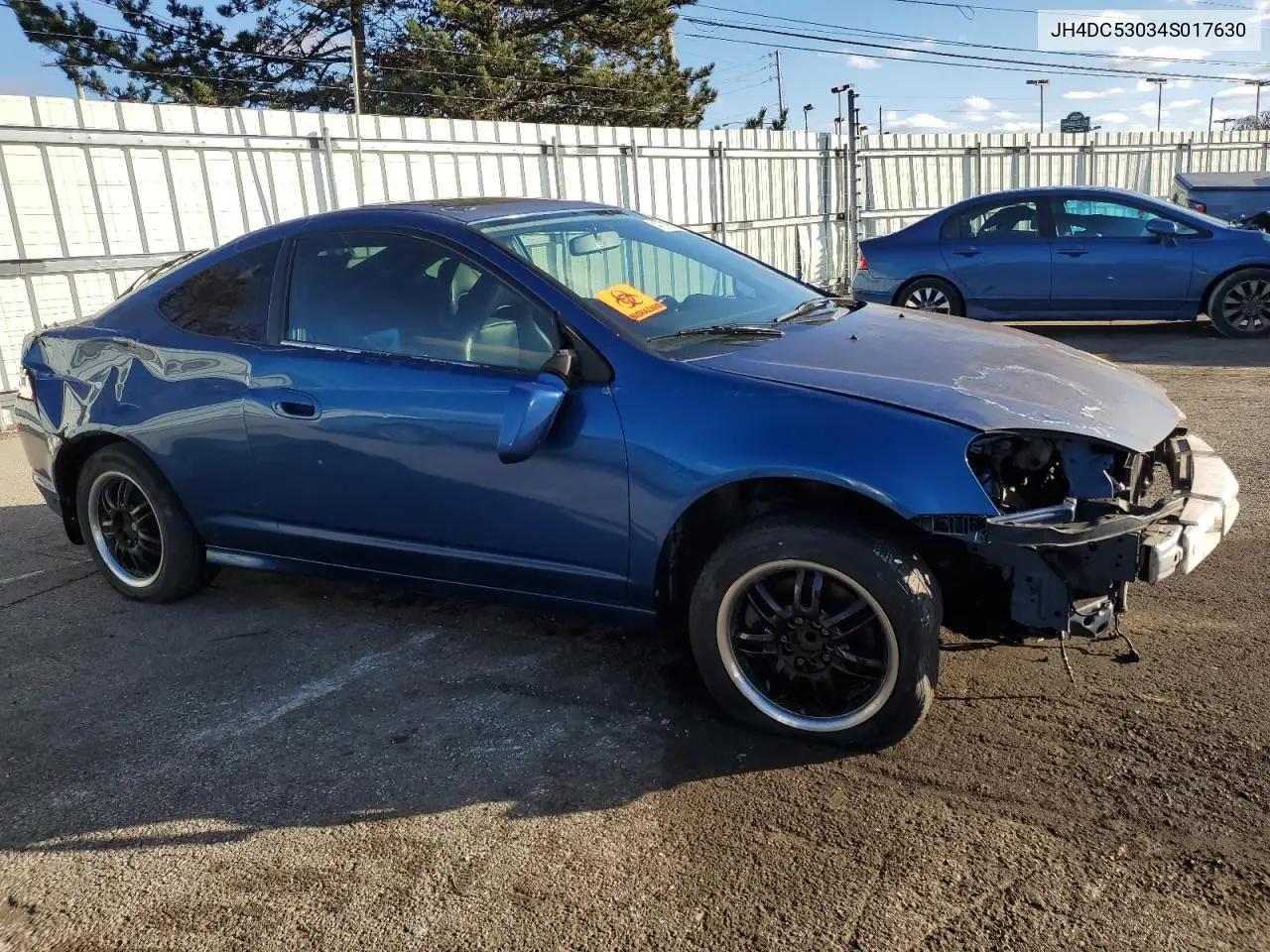 2004 Acura Rsx Type-S VIN: JH4DC53034S017630 Lot: 47219615