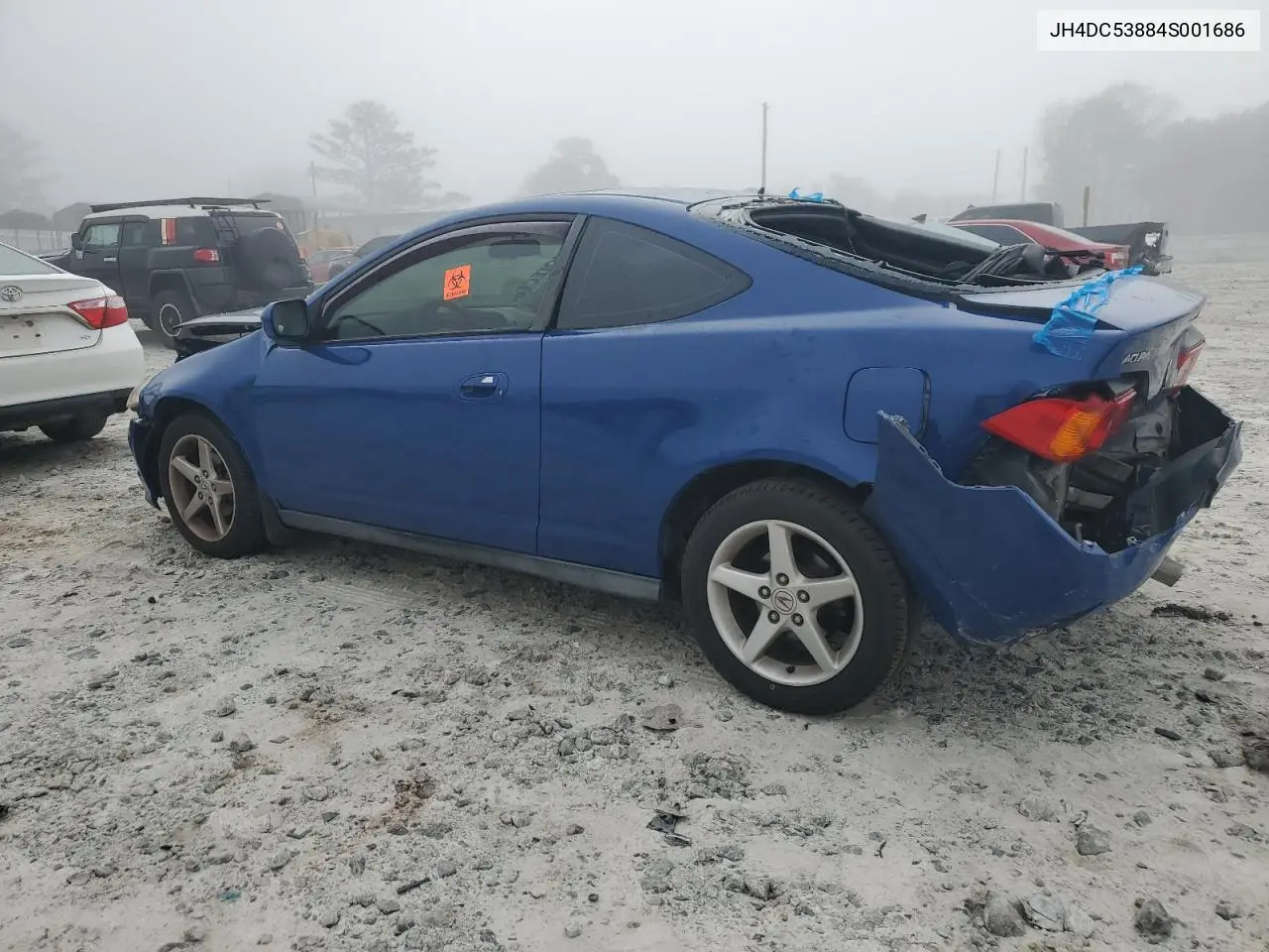 2004 Acura Rsx VIN: JH4DC53884S001686 Lot: 49076315