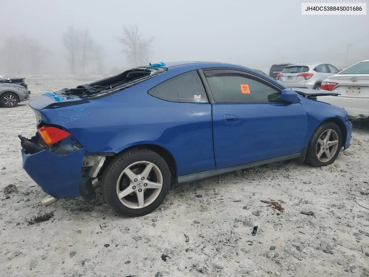 2004 Acura Rsx VIN: JH4DC53884S001686 Lot: 49076315