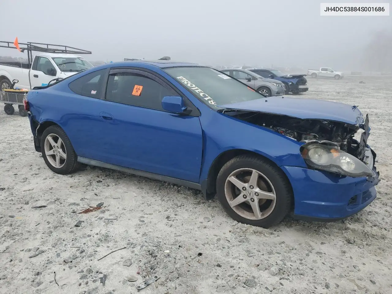 2004 Acura Rsx VIN: JH4DC53884S001686 Lot: 49076315