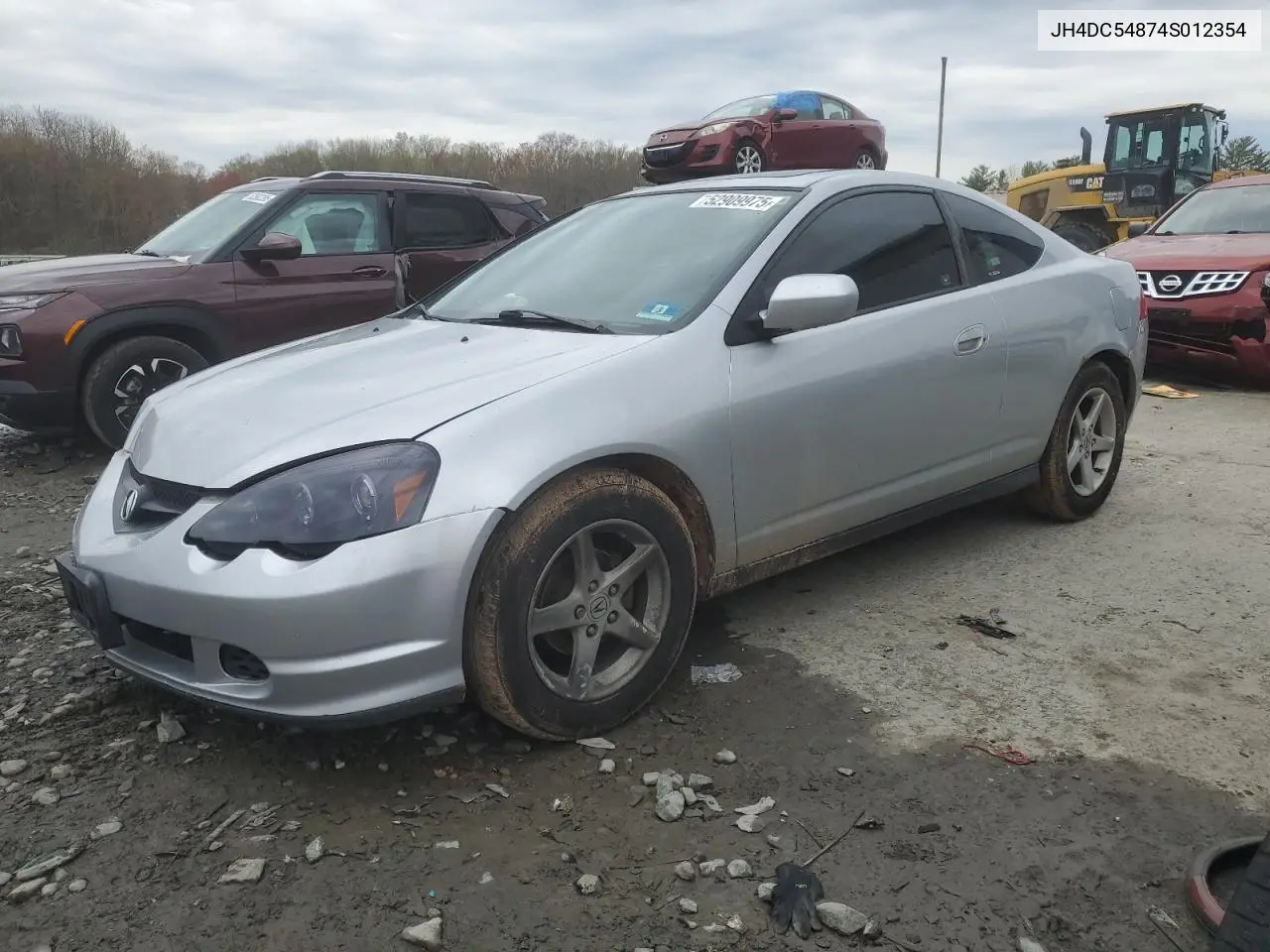 2004 Acura Rsx VIN: JH4DC54874S012354 Lot: 52909975