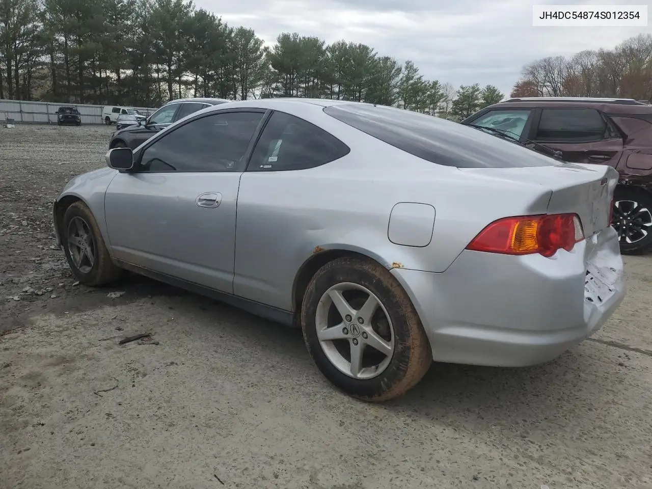 2004 Acura Rsx VIN: JH4DC54874S012354 Lot: 52909975