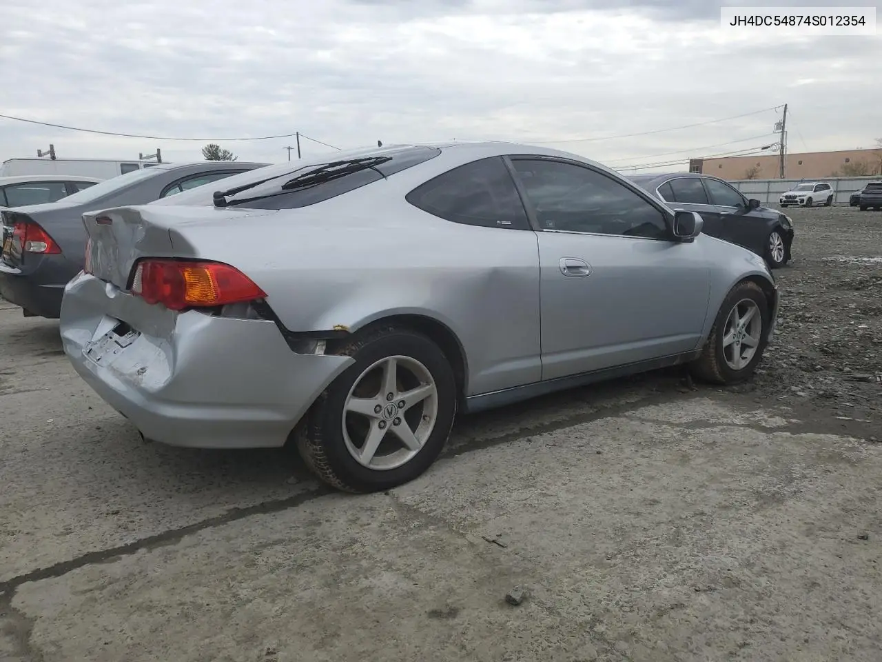 2004 Acura Rsx VIN: JH4DC54874S012354 Lot: 52909975