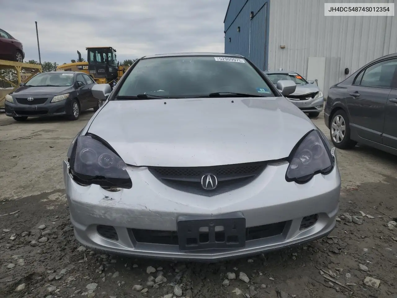 2004 Acura Rsx VIN: JH4DC54874S012354 Lot: 52909975