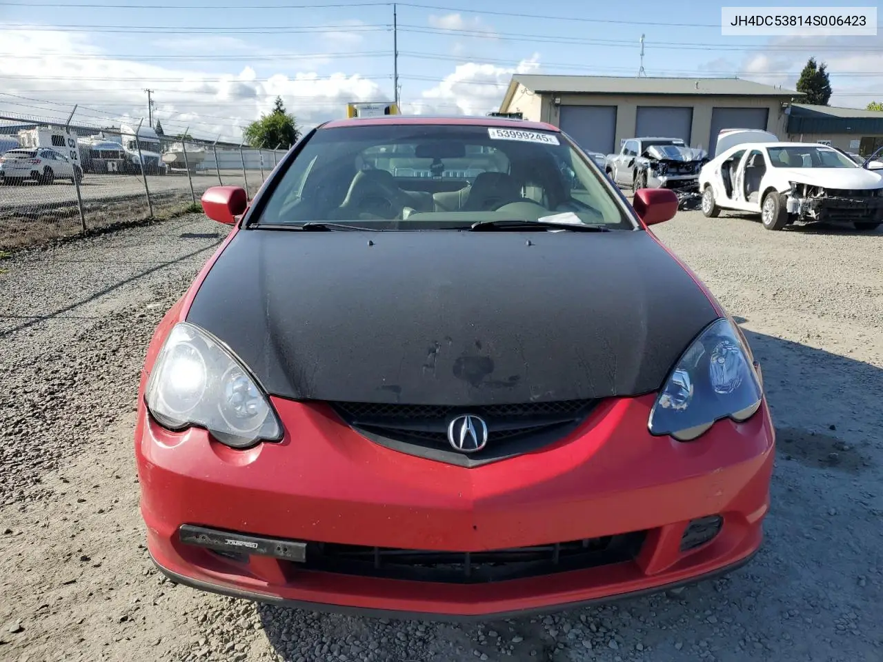 2004 Acura Rsx VIN: JH4DC53814S006423 Lot: 53999245