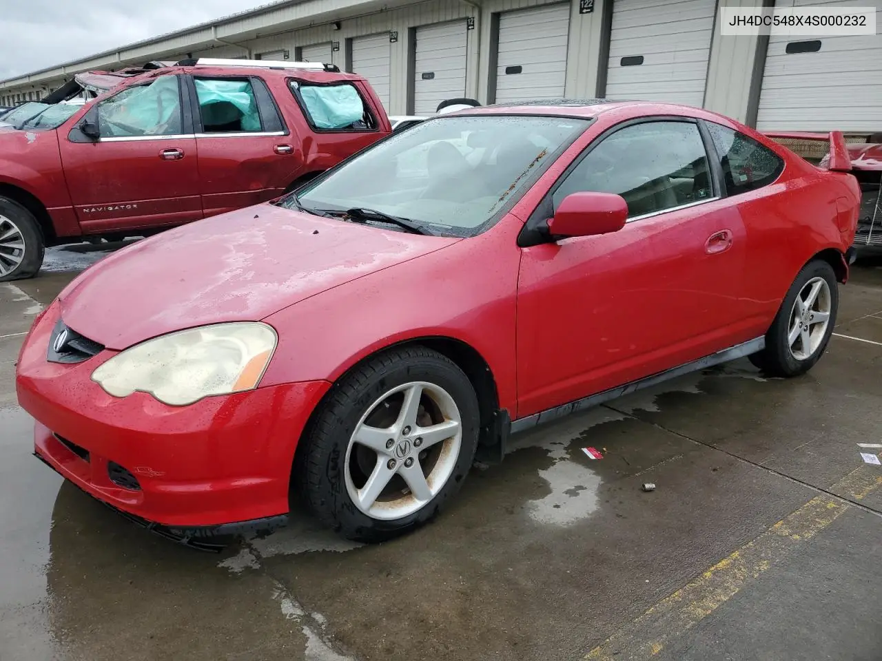 2004 Acura Rsx VIN: JH4DC548X4S000232 Lot: 54561245