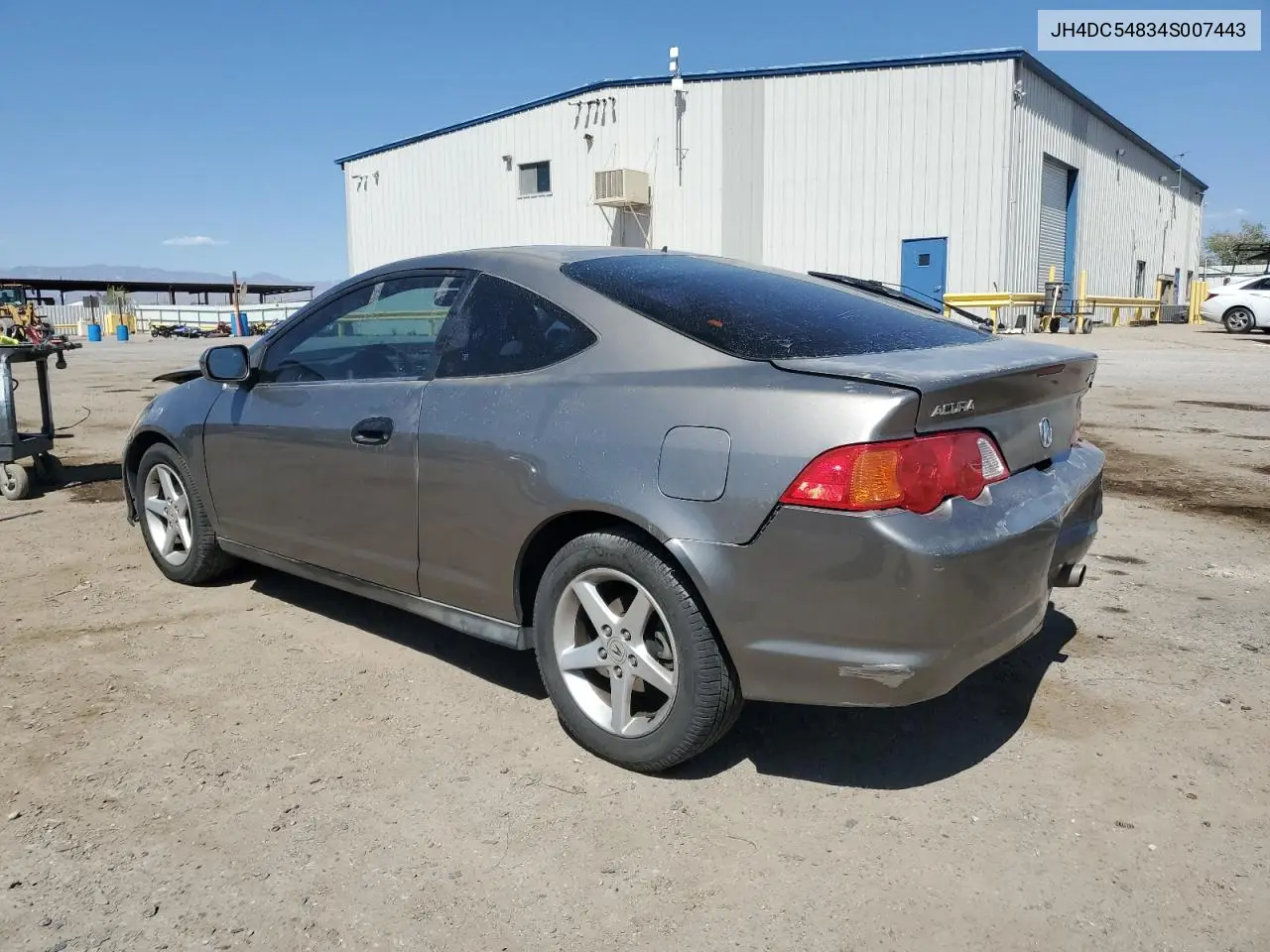 2004 Acura Rsx VIN: JH4DC54834S007443 Lot: 55517855