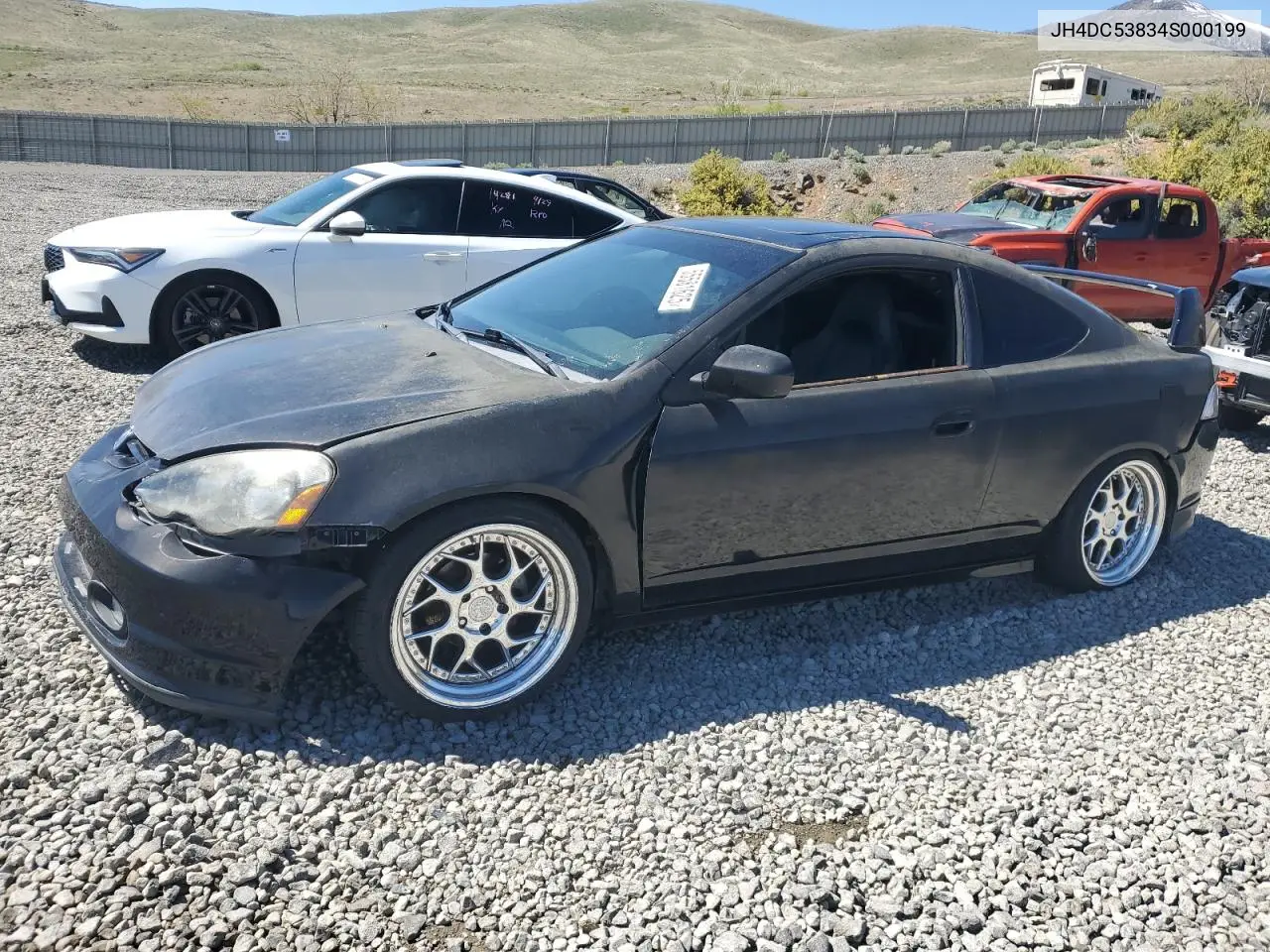 2004 Acura Rsx VIN: JH4DC53834S000199 Lot: 55581625