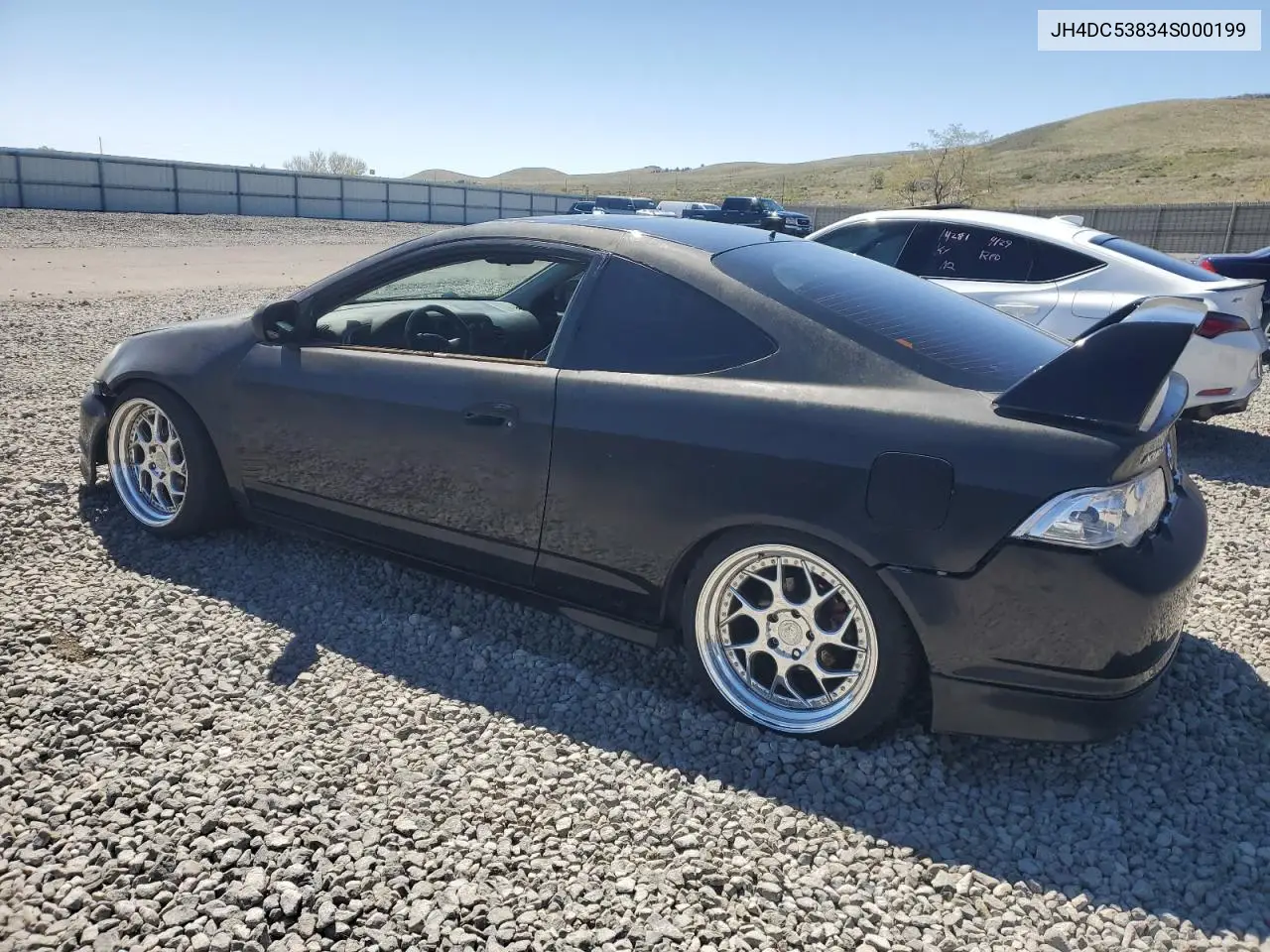 2004 Acura Rsx VIN: JH4DC53834S000199 Lot: 55581625