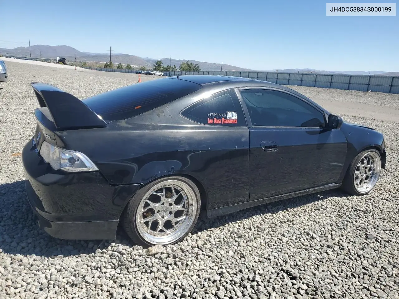2004 Acura Rsx VIN: JH4DC53834S000199 Lot: 55581625