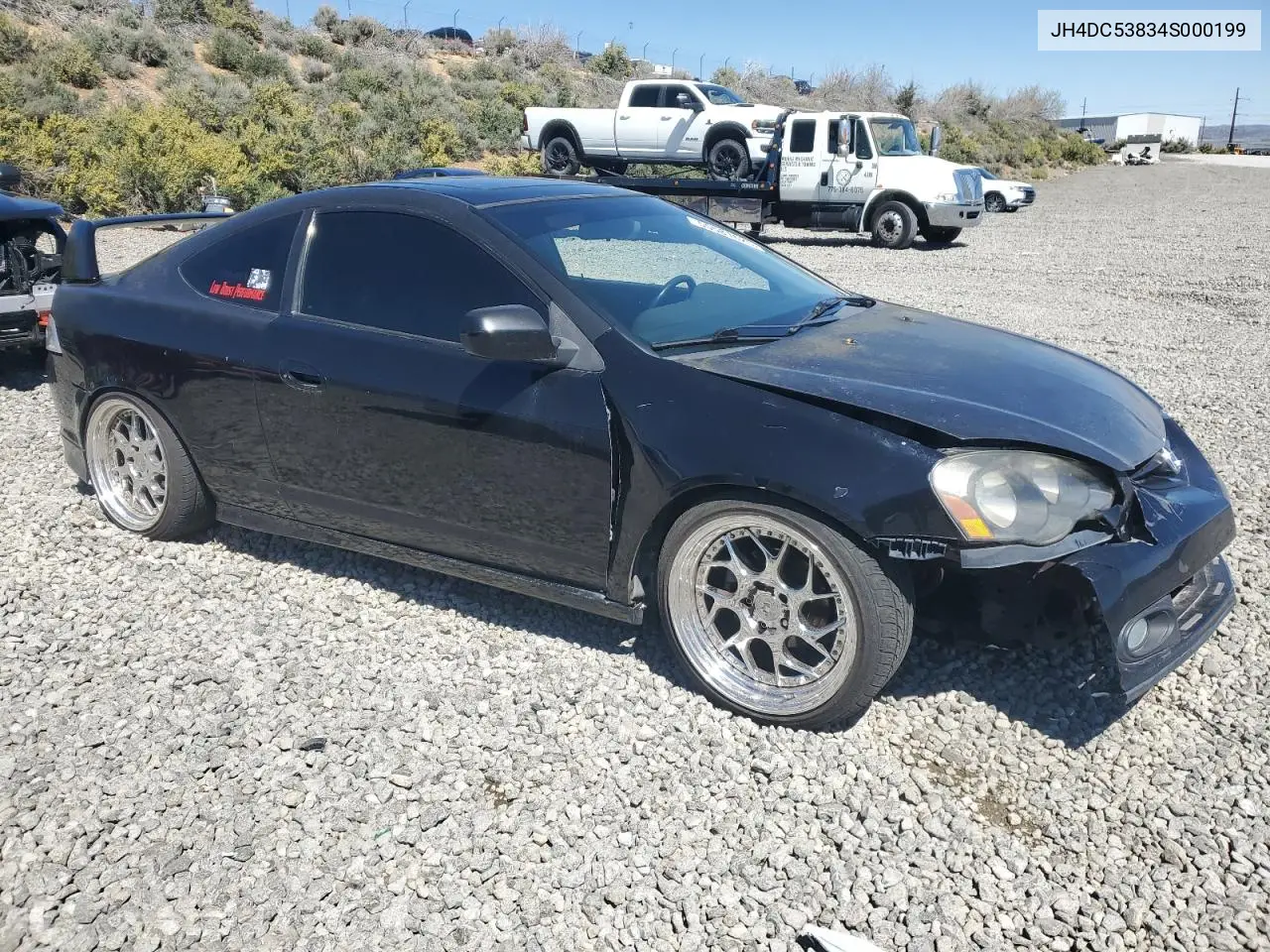 2004 Acura Rsx VIN: JH4DC53834S000199 Lot: 55581625