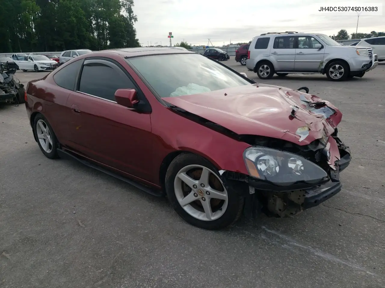 2004 Acura Rsx Type-S VIN: JH4DC53074S016383 Lot: 58538545