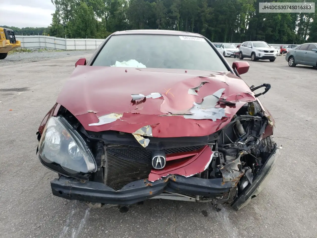 2004 Acura Rsx Type-S VIN: JH4DC53074S016383 Lot: 58538545