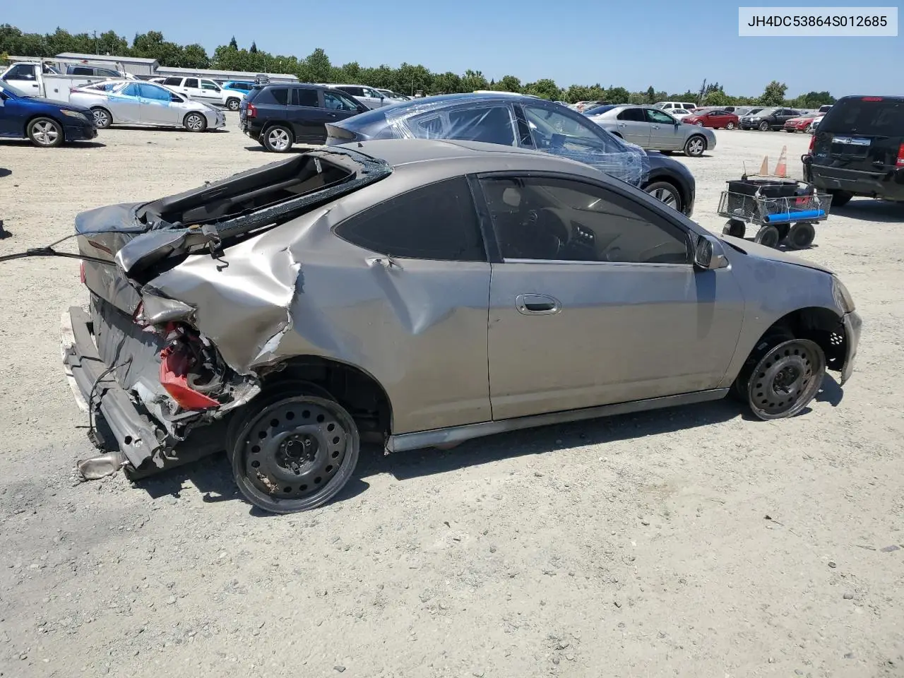 2004 Acura Rsx VIN: JH4DC53864S012685 Lot: 59491505
