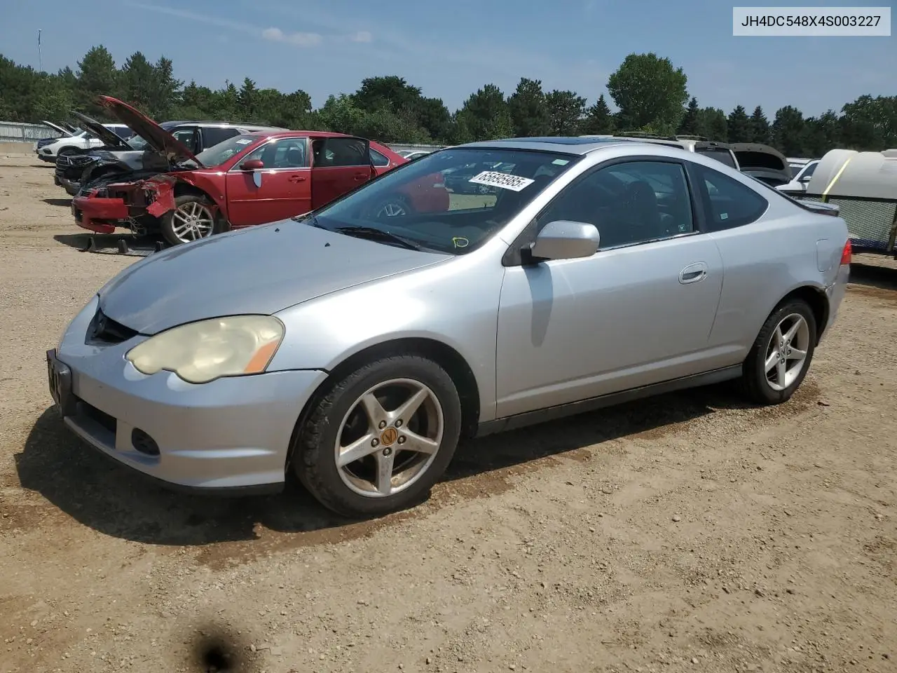 2004 Acura Rsx VIN: JH4DC548X4S003227 Lot: 65695985