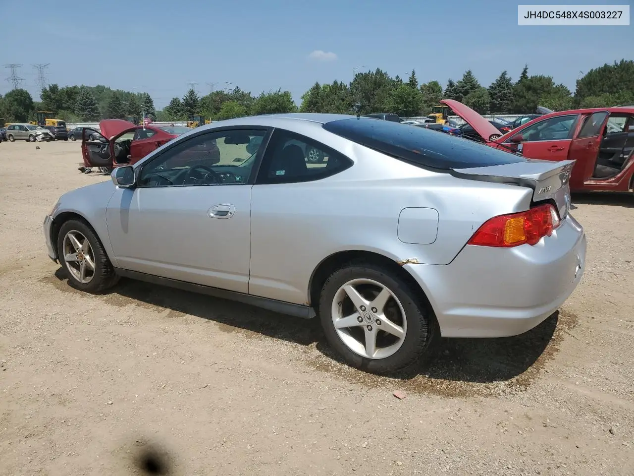 2004 Acura Rsx VIN: JH4DC548X4S003227 Lot: 65695985