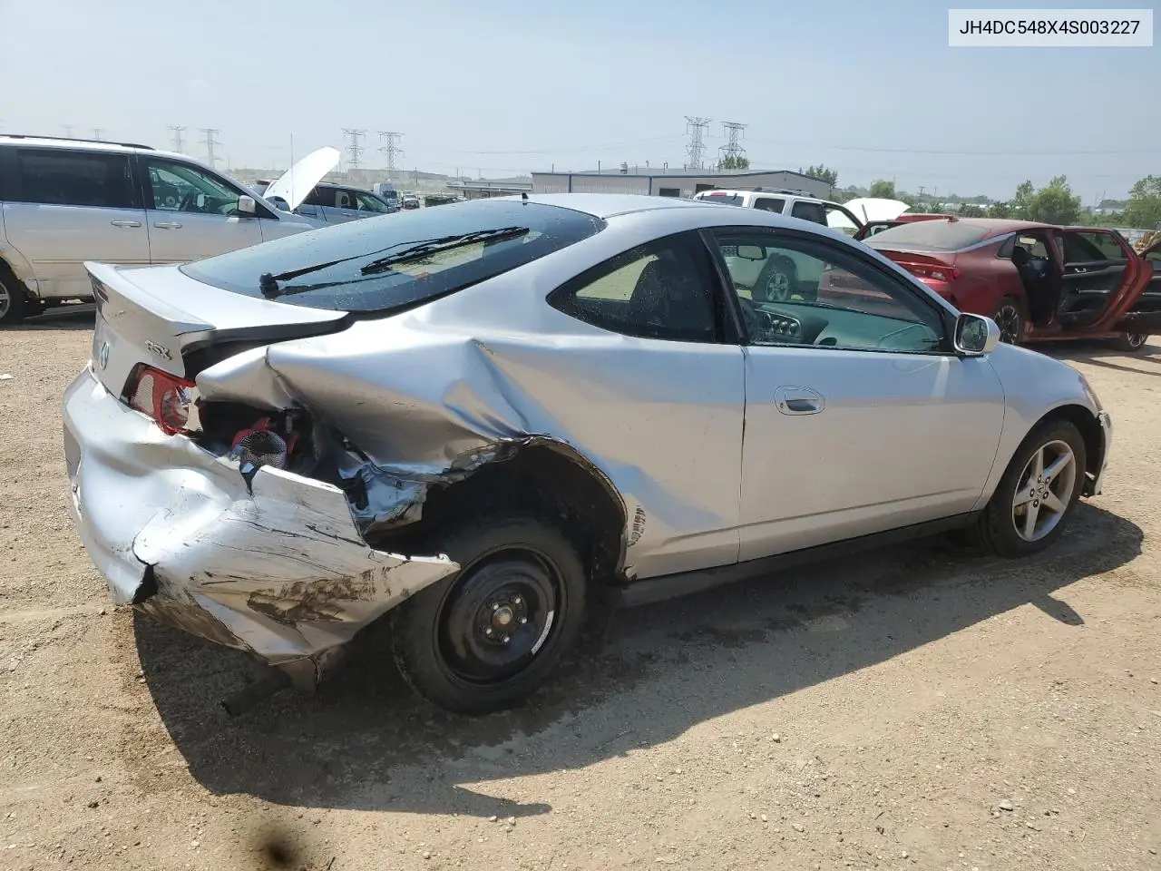 2004 Acura Rsx VIN: JH4DC548X4S003227 Lot: 65695985