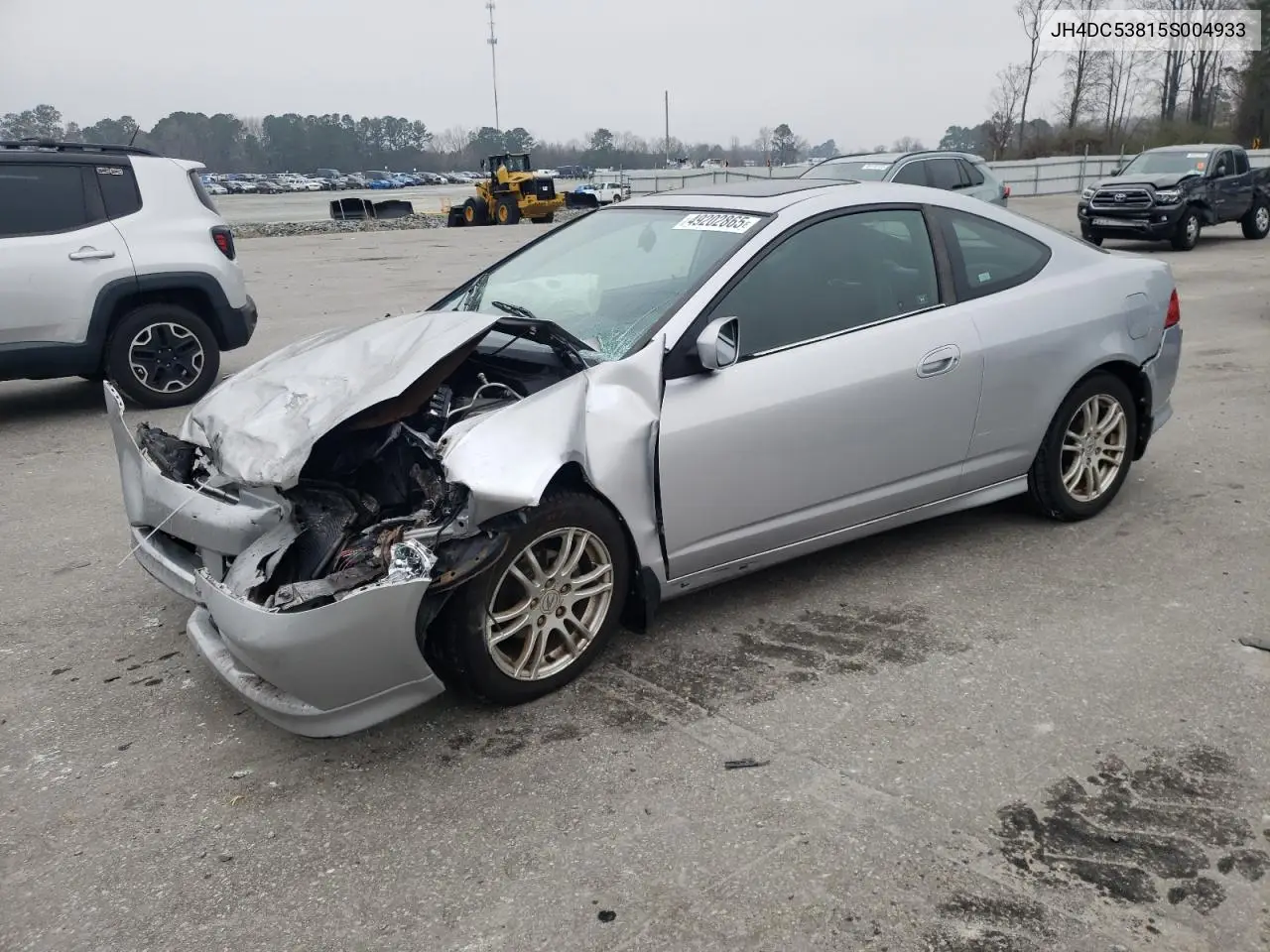 2005 Acura Rsx VIN: JH4DC53815S004933 Lot: 49202865