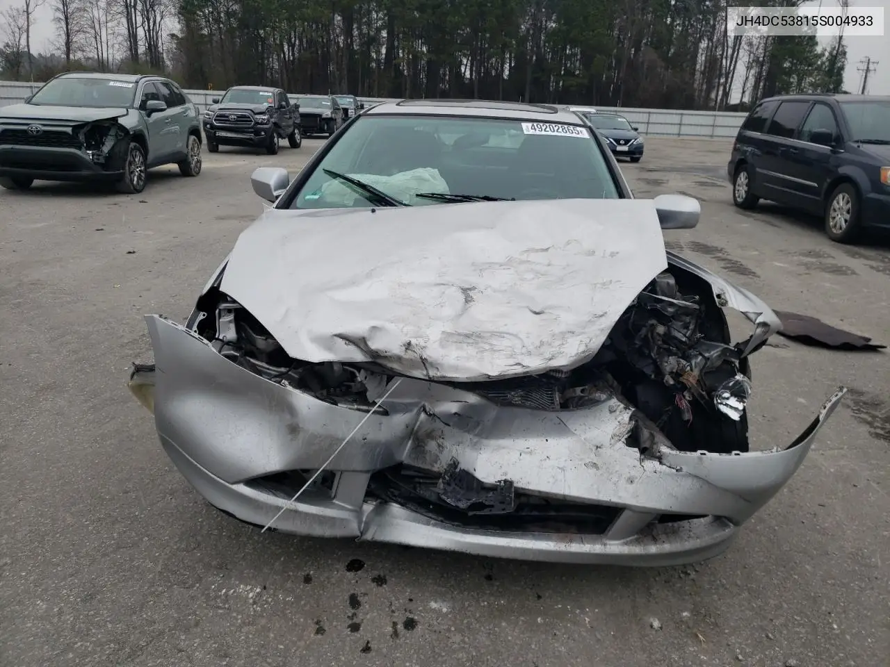 2005 Acura Rsx VIN: JH4DC53815S004933 Lot: 49202865