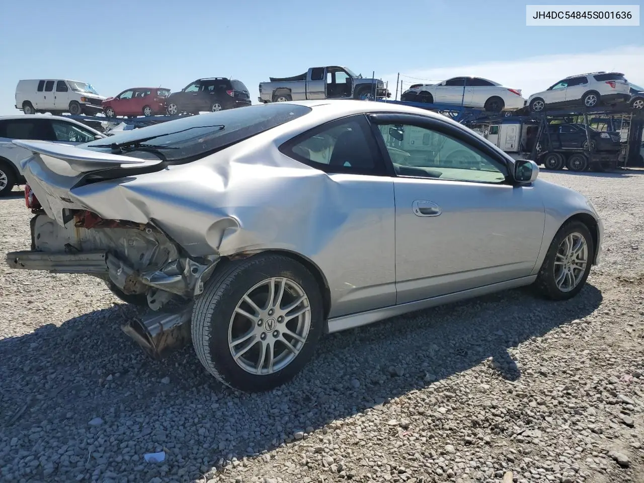 2005 Acura Rsx VIN: JH4DC54845S001636 Lot: 53319145