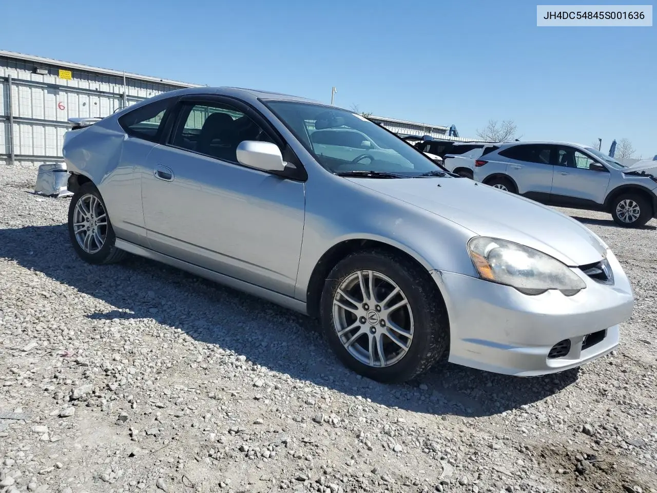 2005 Acura Rsx VIN: JH4DC54845S001636 Lot: 53319145