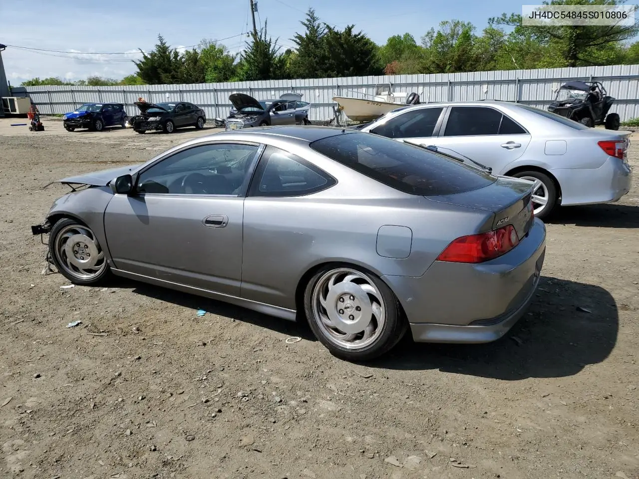 2005 Acura Rsx VIN: JH4DC54845S010806 Lot: 54835685