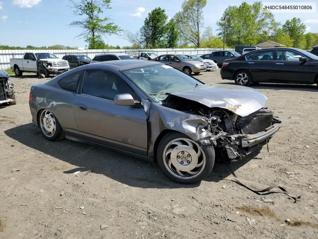 2005 Acura Rsx VIN: JH4DC54845S010806 Lot: 54835685